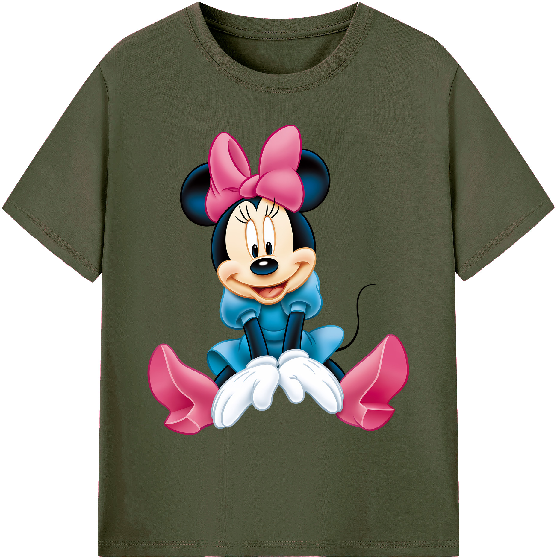 ミッキーマウス Mickey Mouse 綿100％ メンズ半袖Tシャツ｜肌触りやわらか＆通気性